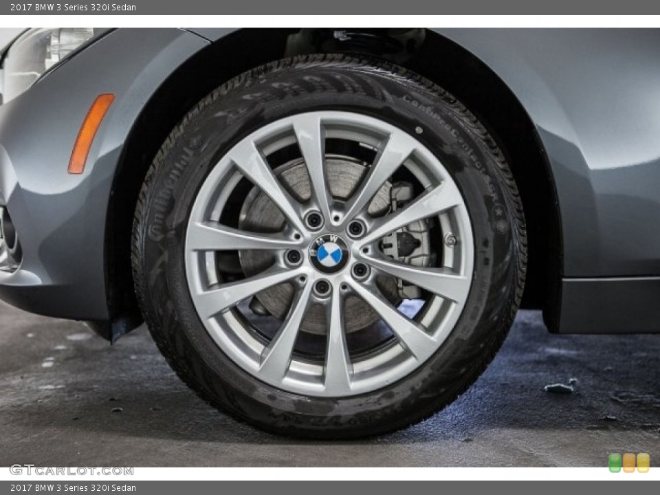 2017 BMW 3 Series 320i Sedan Wheel and Tire Photo #117049172