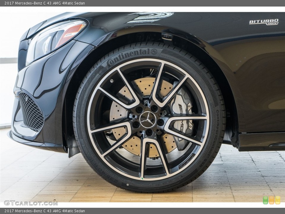 2017 Mercedes-Benz C 43 AMG 4Matic Sedan Wheel and Tire Photo #117059627