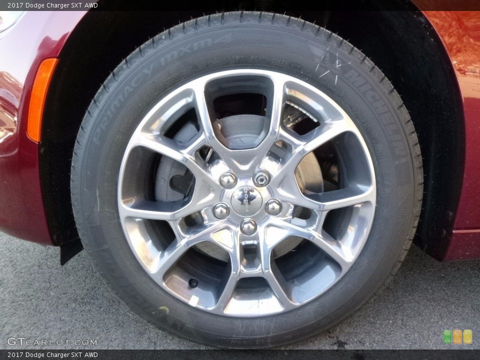 2017 Dodge Charger SXT AWD Wheel and Tire Photo #117070572