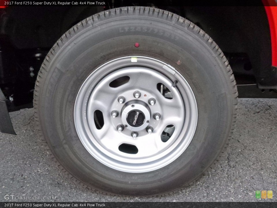 2017 Ford F250 Super Duty XL Regular Cab 4x4 Plow Truck Wheel and Tire Photo #117071541