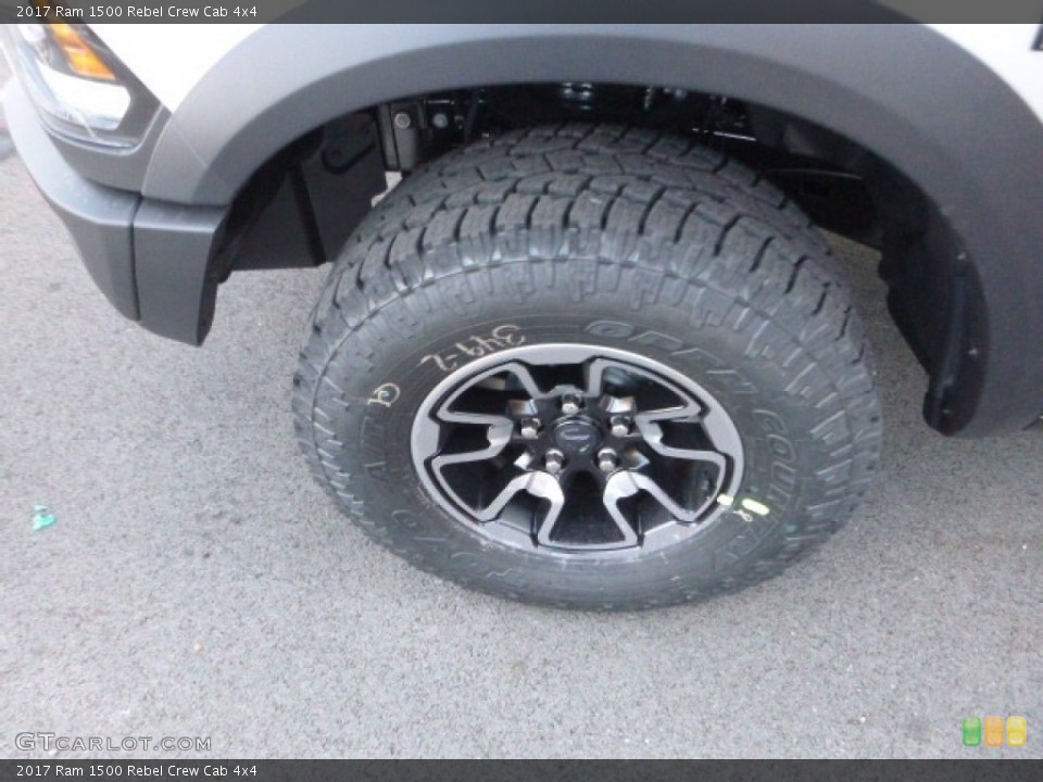 2017 Ram 1500 Rebel Crew Cab 4x4 Wheel and Tire Photo #117080742