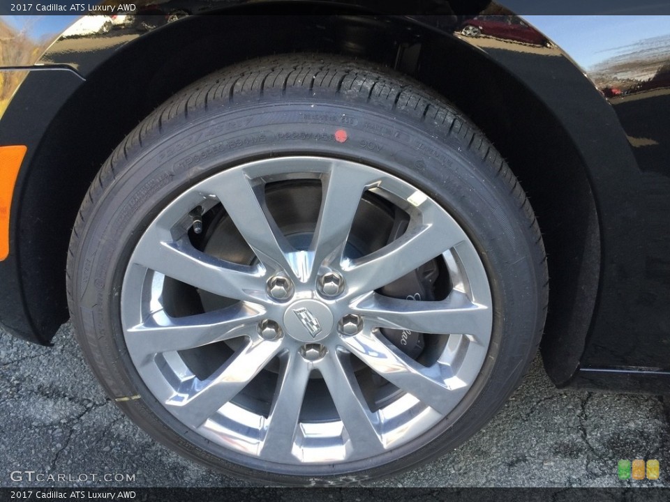 2017 Cadillac ATS Luxury AWD Wheel and Tire Photo #117095350
