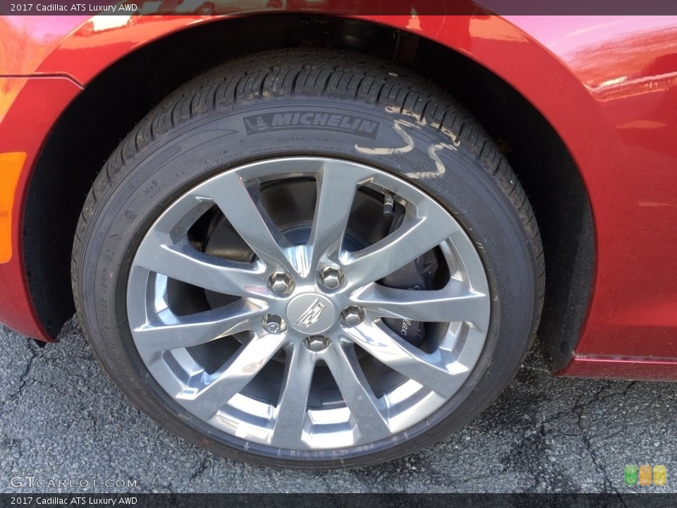 2017 Cadillac ATS Luxury AWD Wheel and Tire Photo #117095965