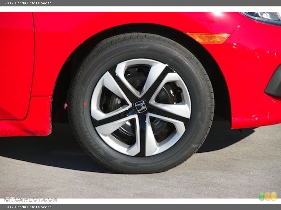 2017 Honda Civic LX Sedan Wheel and Tire Photo #117098350