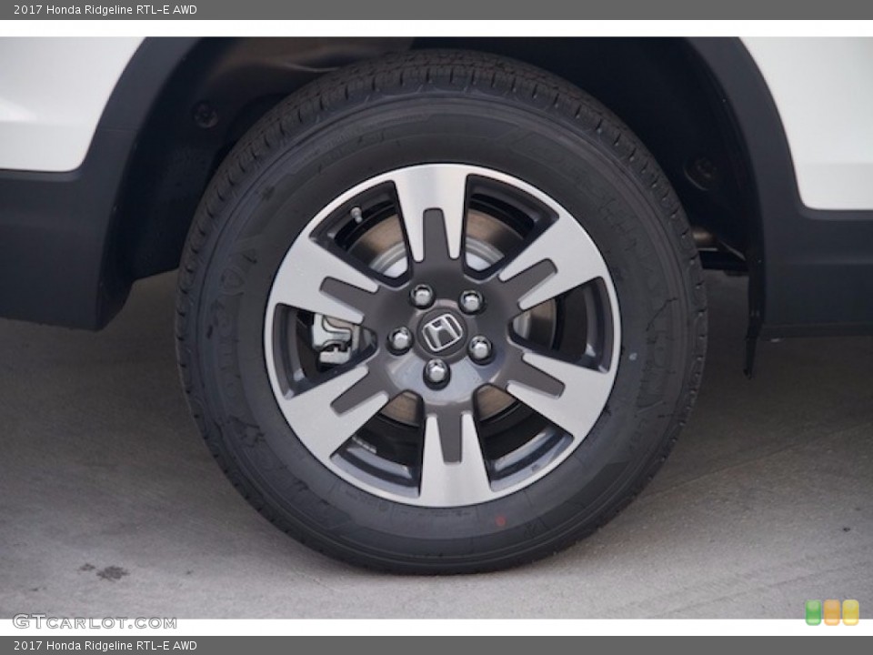 2017 Honda Ridgeline RTL-E AWD Wheel and Tire Photo #117104173