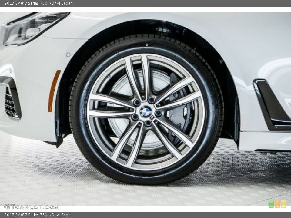 2017 BMW 7 Series 750i xDrive Sedan Wheel and Tire Photo #117115417