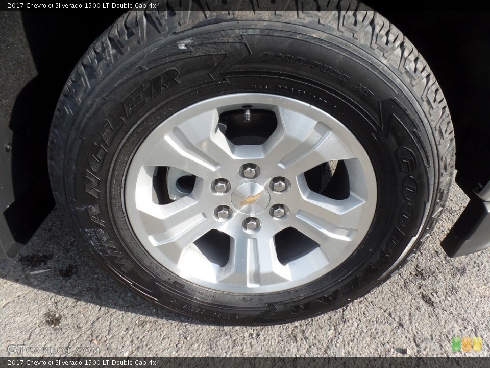 2017 Chevrolet Silverado 1500 LT Double Cab 4x4 Wheel and Tire Photo #117118750