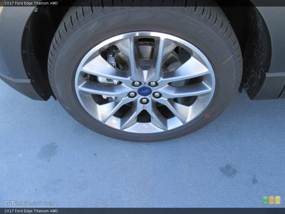 2017 Ford Edge Titanium AWD Wheel and Tire Photo #117138368
