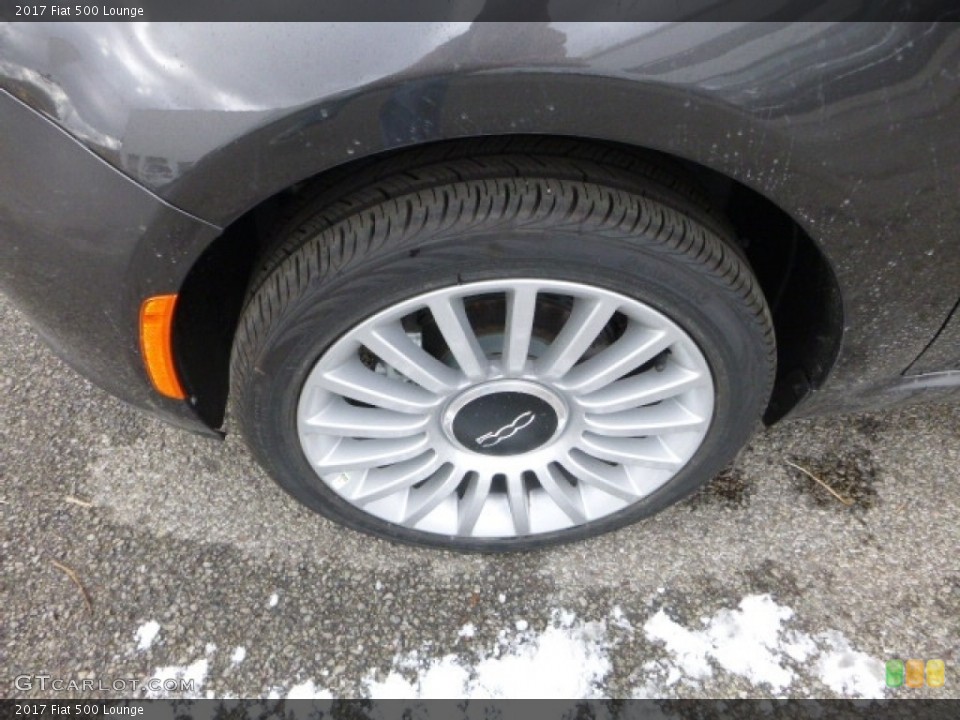 2017 Fiat 500 Lounge Wheel and Tire Photo #117144125