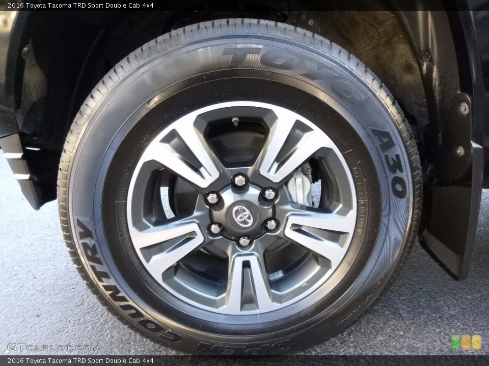 2016 Toyota Tacoma TRD Sport Double Cab 4x4 Wheel and Tire Photo #117165385