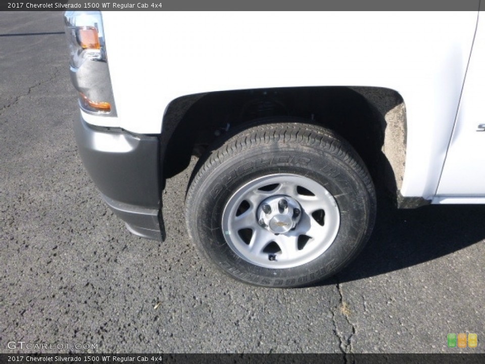 2017 Chevrolet Silverado 1500 WT Regular Cab 4x4 Wheel and Tire Photo #117169675
