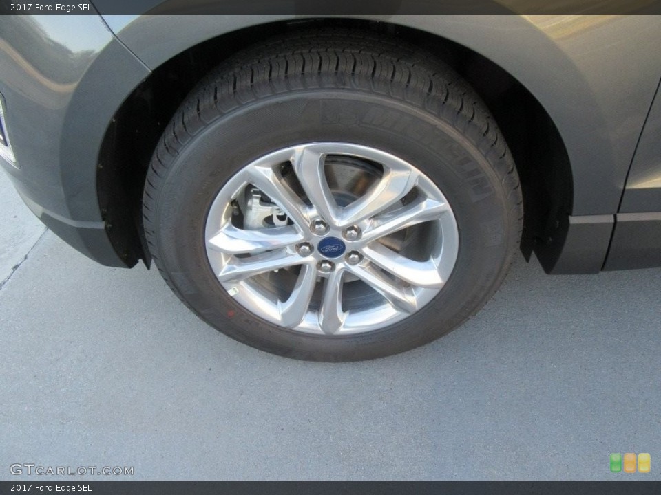 2017 Ford Edge SEL Wheel and Tire Photo #117172930