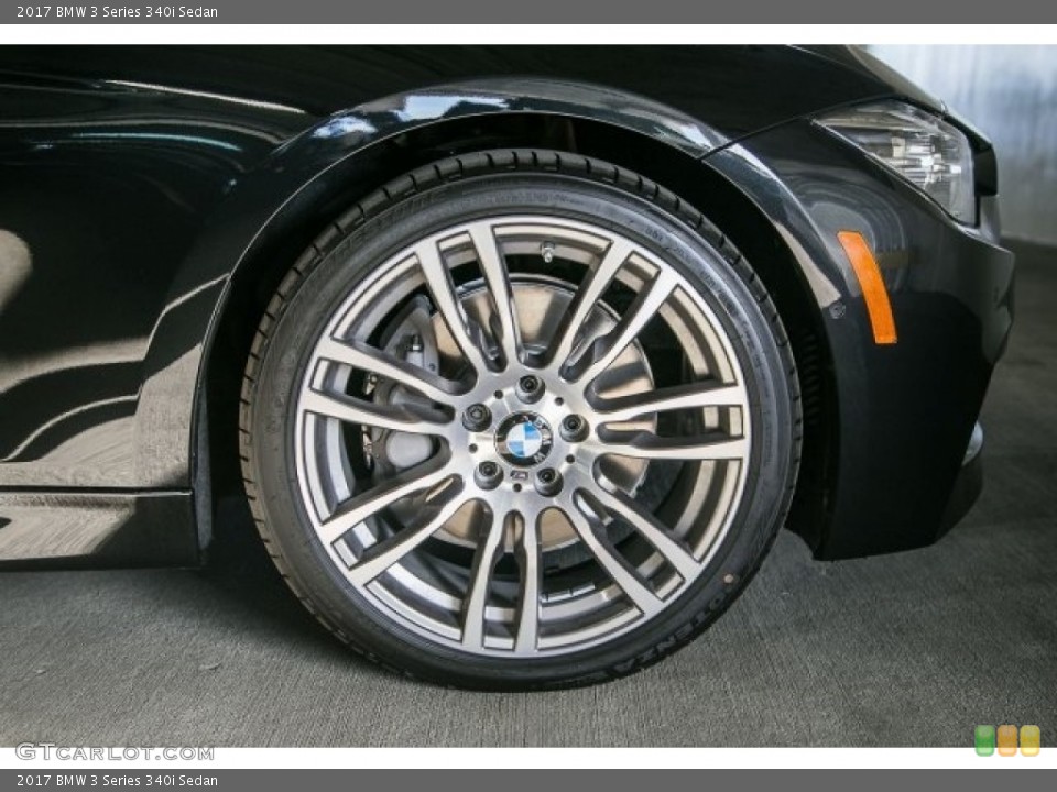 2017 BMW 3 Series 340i Sedan Wheel and Tire Photo #117181312