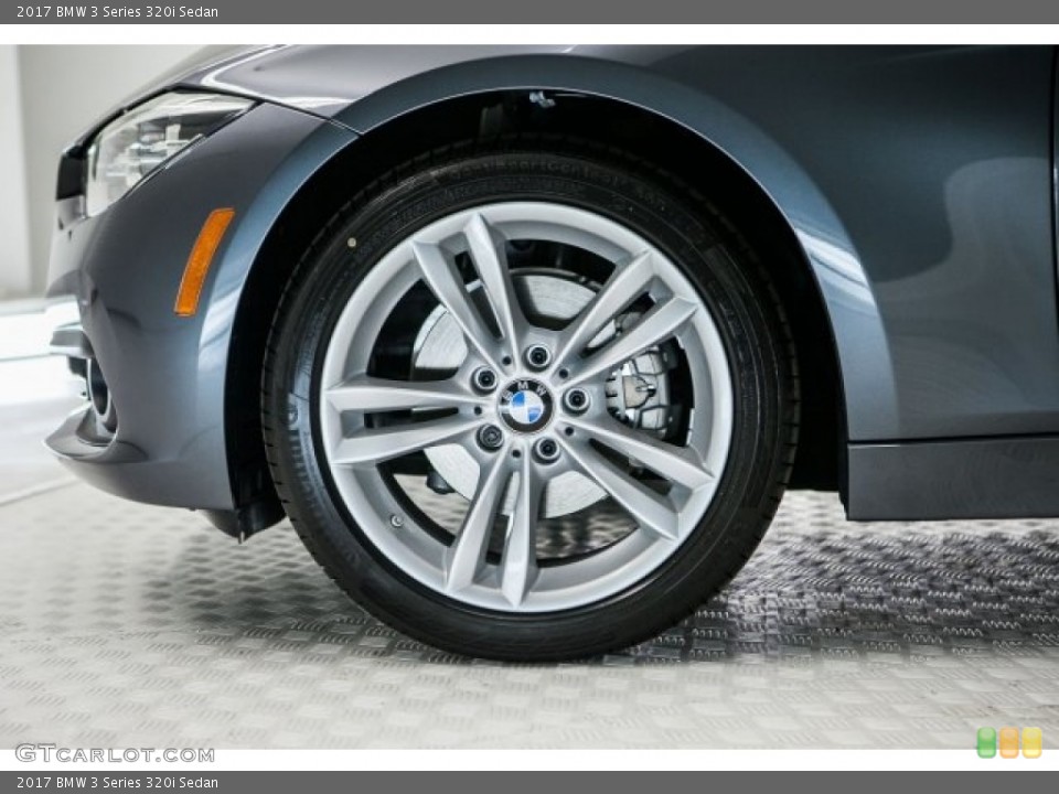 2017 BMW 3 Series 320i Sedan Wheel and Tire Photo #117181939