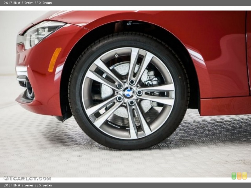 2017 BMW 3 Series 330i Sedan Wheel and Tire Photo #117183064