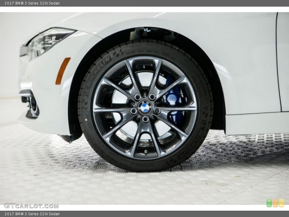 2017 BMW 3 Series 320i Sedan Wheel and Tire Photo #117183727