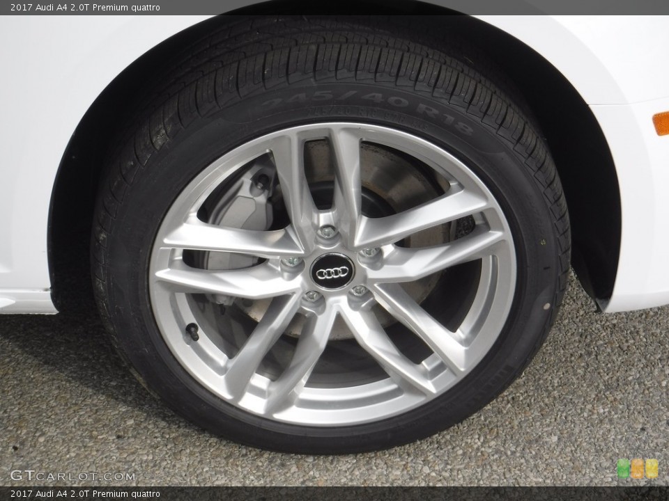 2017 Audi A4 2.0T Premium quattro Wheel and Tire Photo #117198433