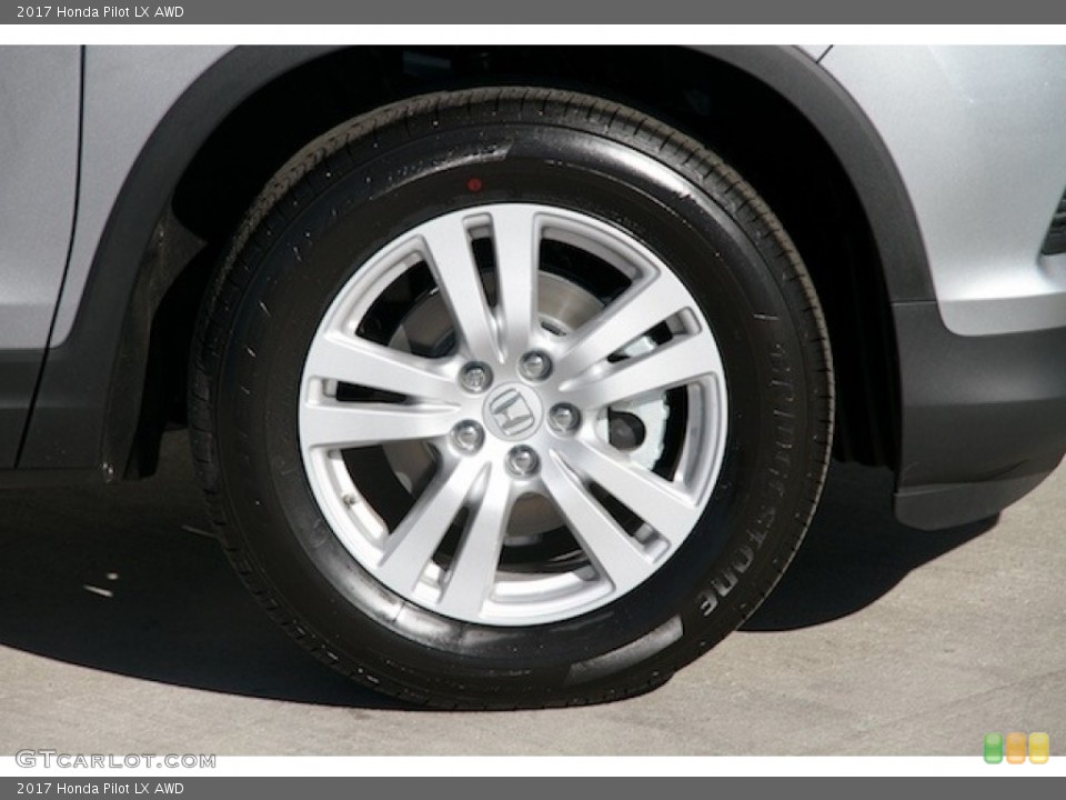 2017 Honda Pilot LX AWD Wheel and Tire Photo #117222132