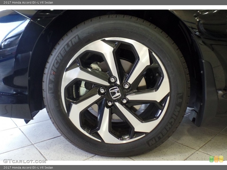 2017 Honda Accord EX-L V6 Sedan Wheel and Tire Photo #117225867