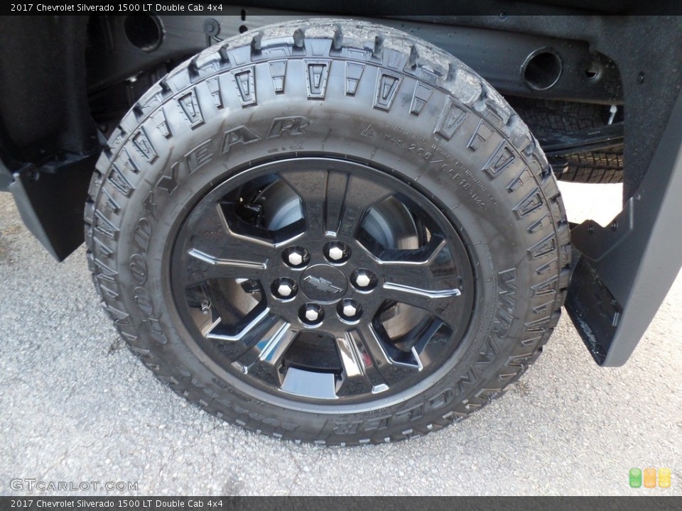 2017 Chevrolet Silverado 1500 LT Double Cab 4x4 Wheel and Tire Photo #117231499