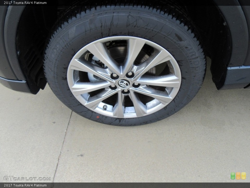 2017 Toyota RAV4 Platinum Wheel and Tire Photo #117238948