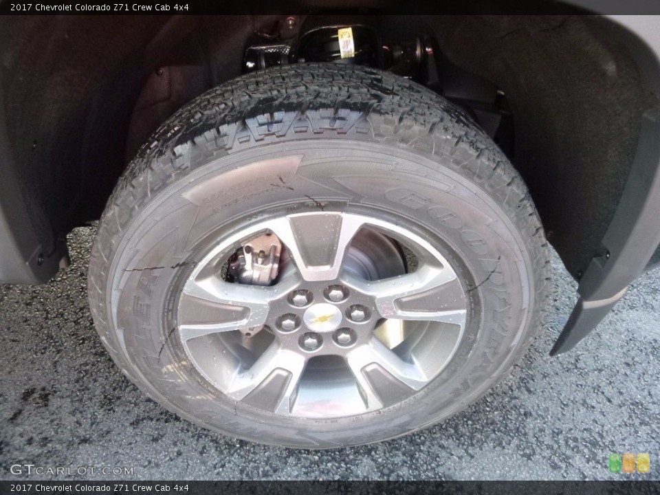 2017 Chevrolet Colorado Z71 Crew Cab 4x4 Wheel and Tire Photo #117248581