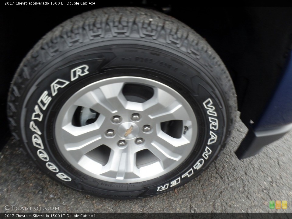 2017 Chevrolet Silverado 1500 LT Double Cab 4x4 Wheel and Tire Photo #117255034