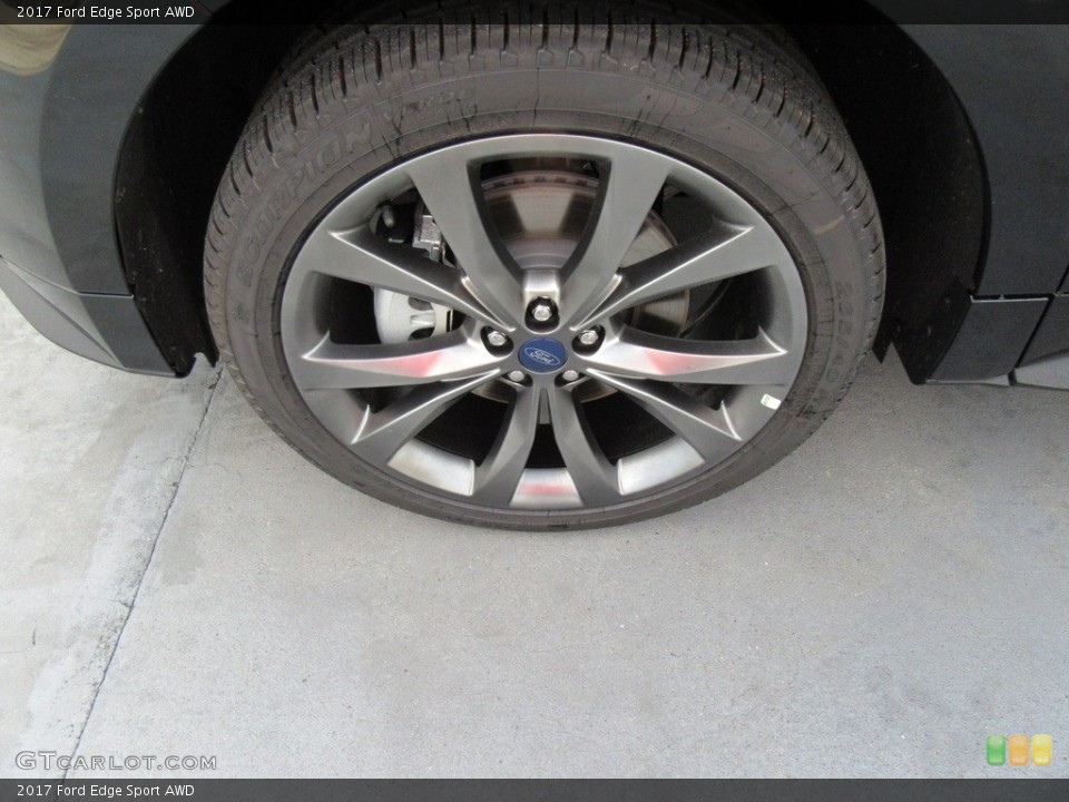 2017 Ford Edge Sport AWD Wheel and Tire Photo #117257743