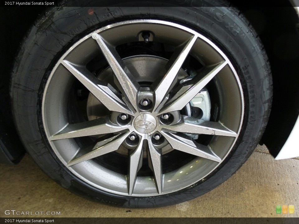 2017 Hyundai Sonata Sport Wheel and Tire Photo #117265825