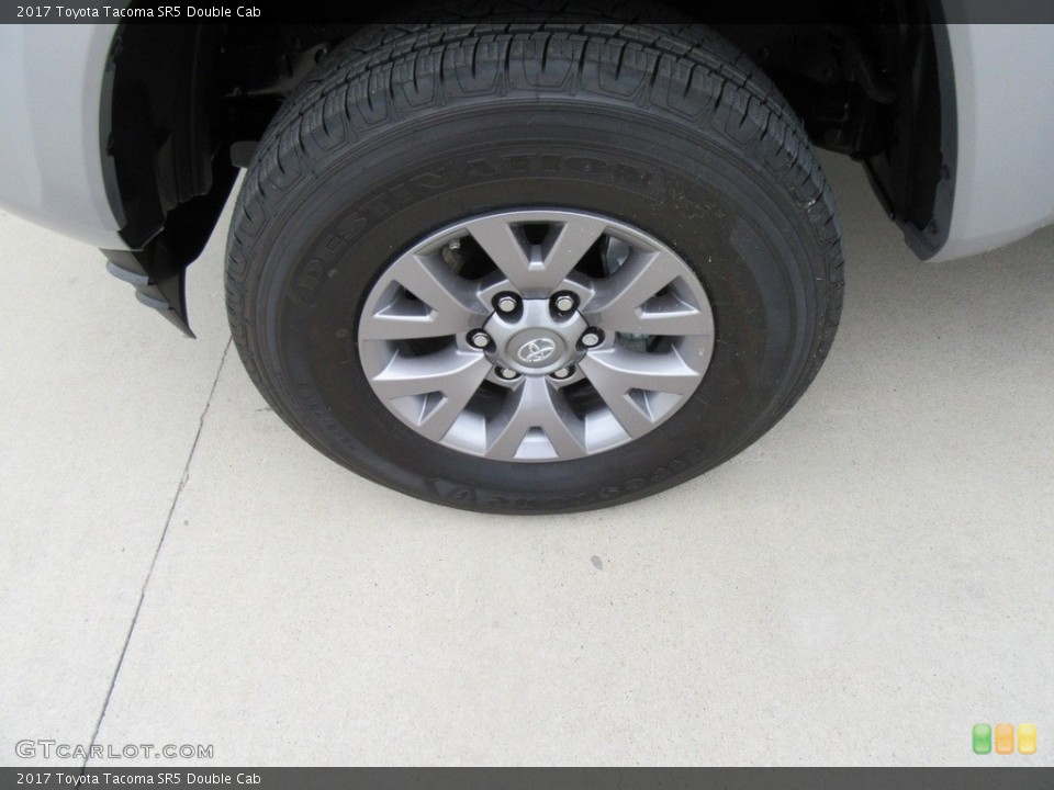 2017 Toyota Tacoma SR5 Double Cab Wheel and Tire Photo #117277606