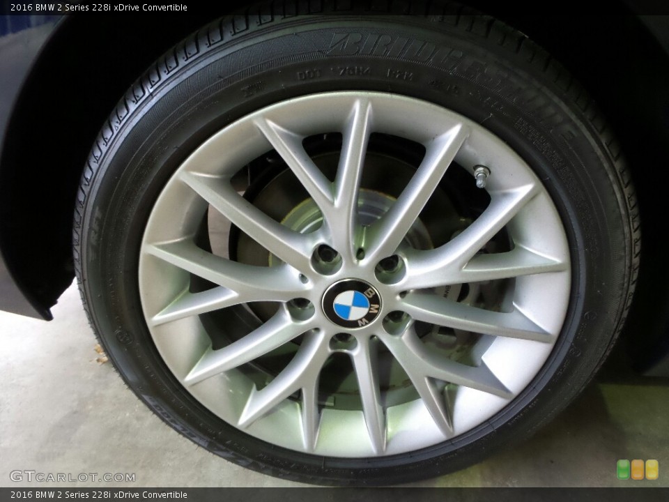 2016 BMW 2 Series 228i xDrive Convertible Wheel and Tire Photo #117281482