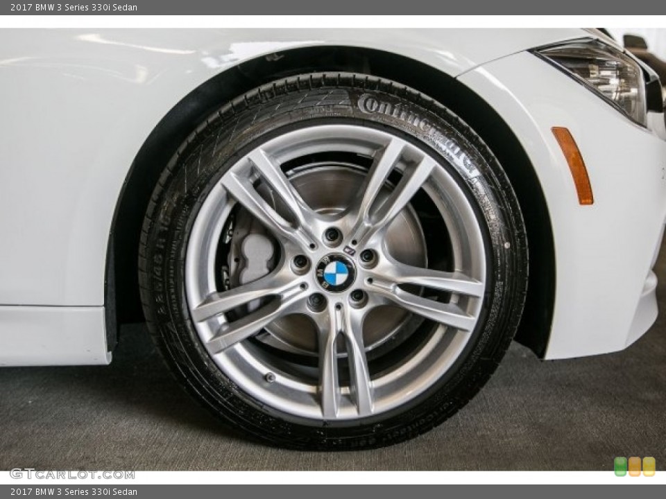2017 BMW 3 Series 330i Sedan Wheel and Tire Photo #117283468