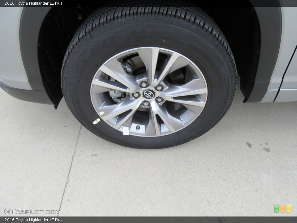 2016 Toyota Highlander LE Plus Wheel and Tire Photo #117288853