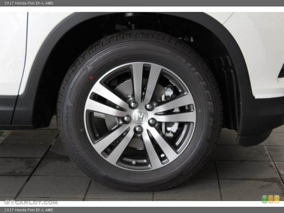 2017 Honda Pilot EX-L AWD Wheel and Tire Photo #117295500