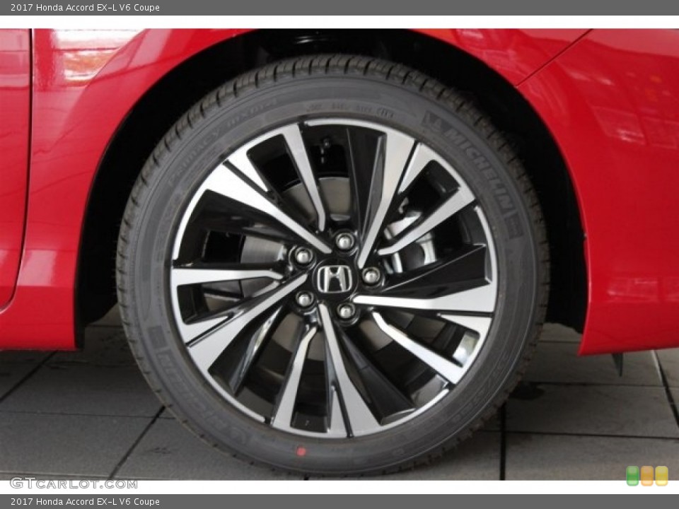 2017 Honda Accord EX-L V6 Coupe Wheel and Tire Photo #117296631