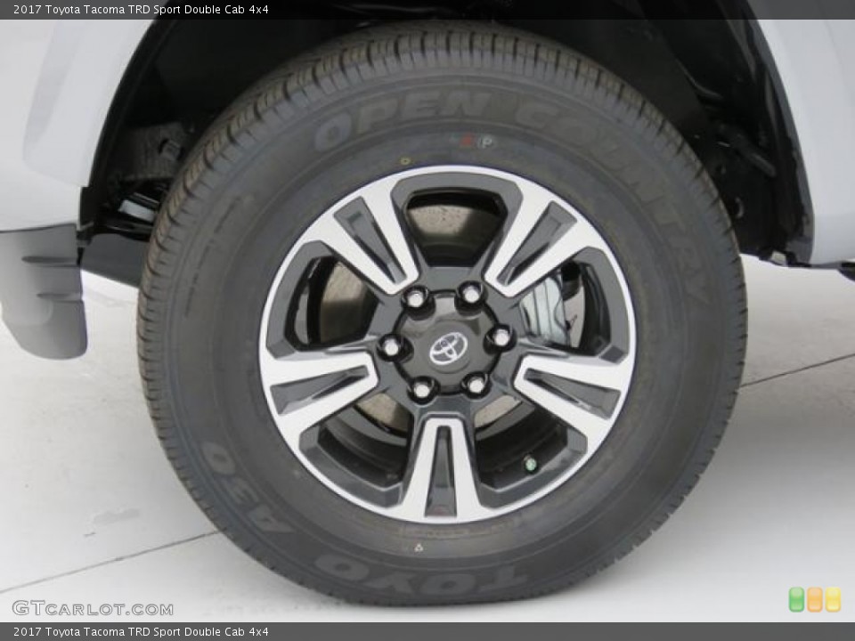 2017 Toyota Tacoma TRD Sport Double Cab 4x4 Wheel and Tire Photo #117297051