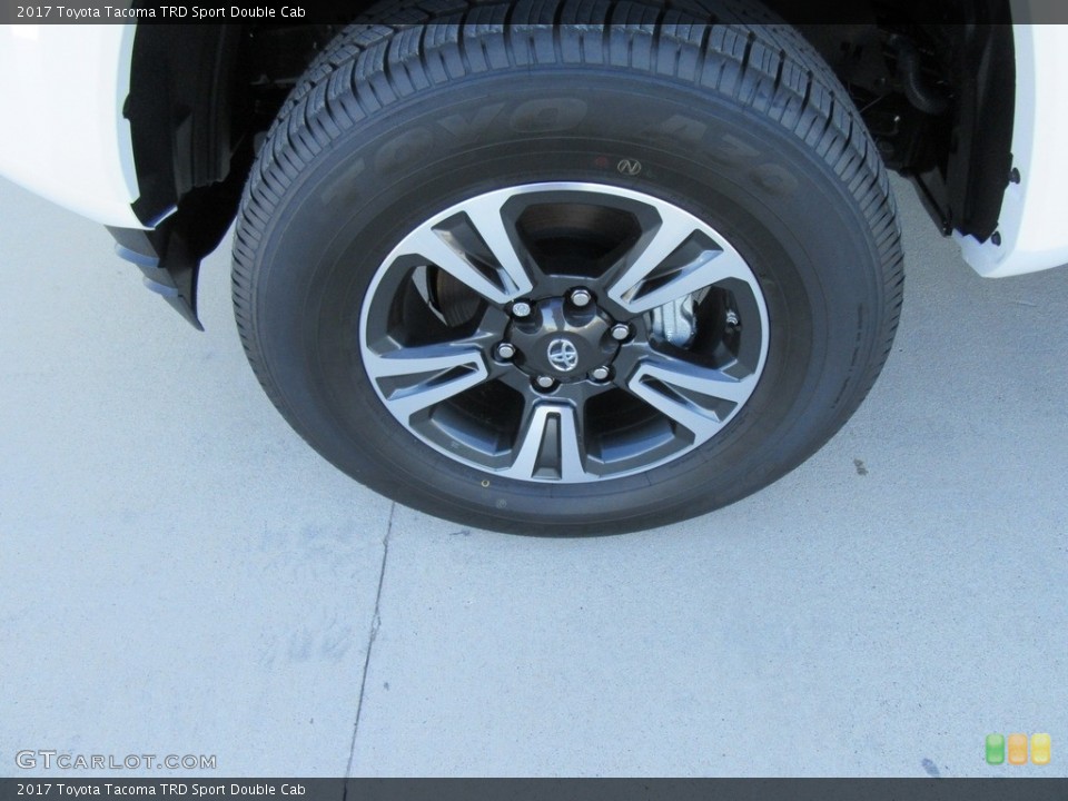 2017 Toyota Tacoma TRD Sport Double Cab Wheel and Tire Photo #117298182