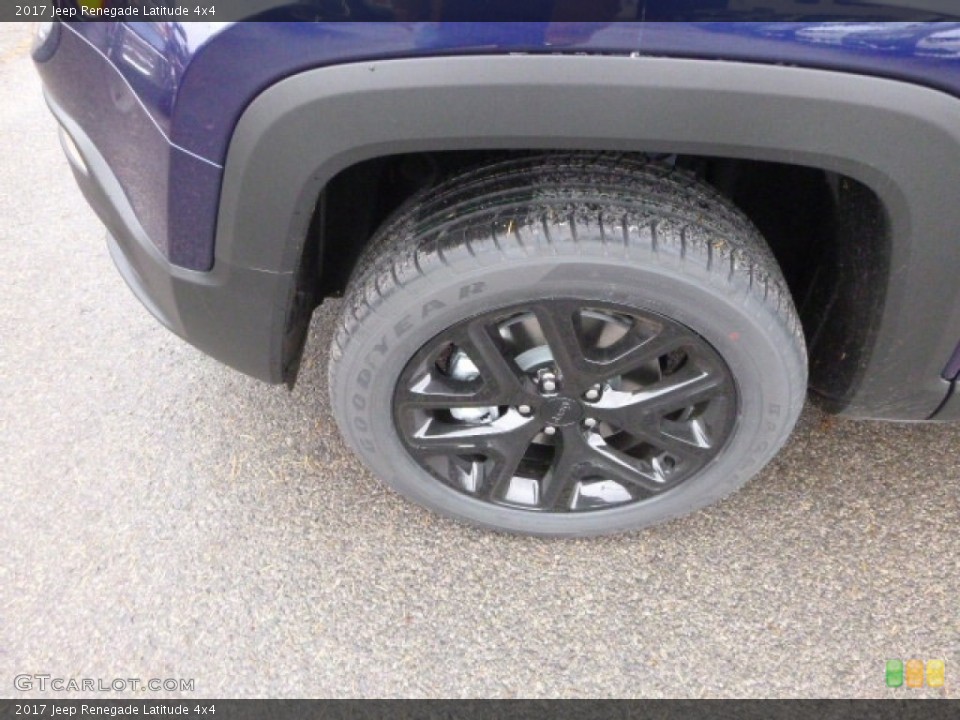 2017 Jeep Renegade Latitude 4x4 Wheel and Tire Photo #117300012