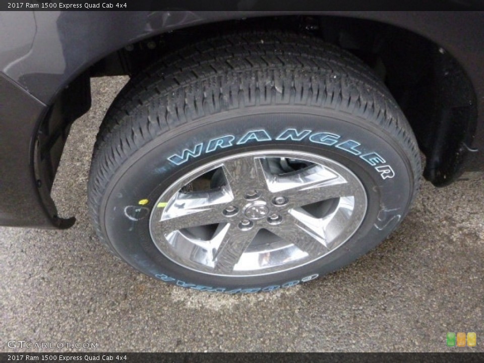 2017 Ram 1500 Express Quad Cab 4x4 Wheel and Tire Photo #117301614