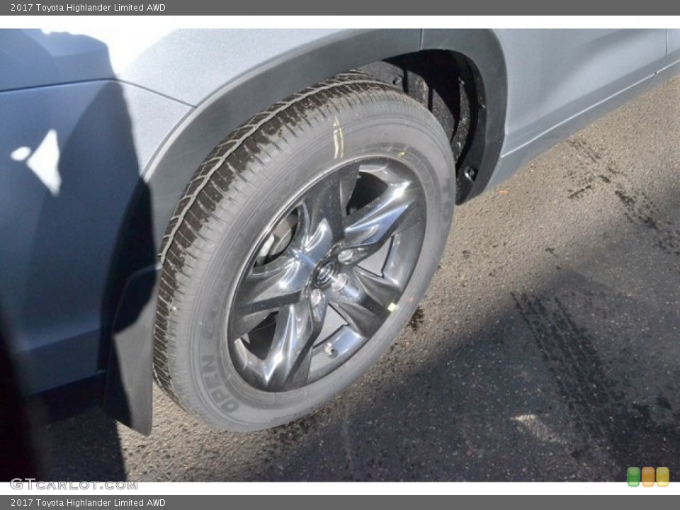 2017 Toyota Highlander Limited AWD Wheel and Tire Photo #117306750