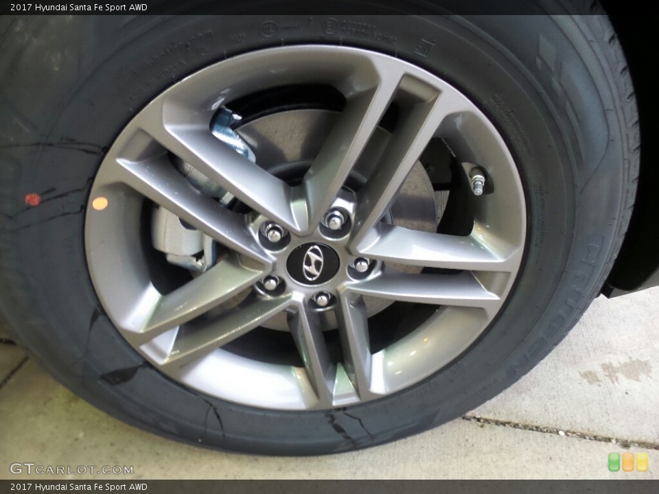 2017 Hyundai Santa Fe Sport AWD Wheel and Tire Photo #117313530