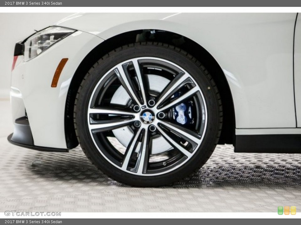 2017 BMW 3 Series 340i Sedan Wheel and Tire Photo #117316354