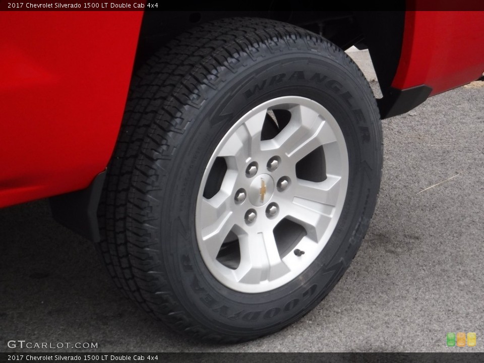 2017 Chevrolet Silverado 1500 LT Double Cab 4x4 Wheel and Tire Photo #117322246