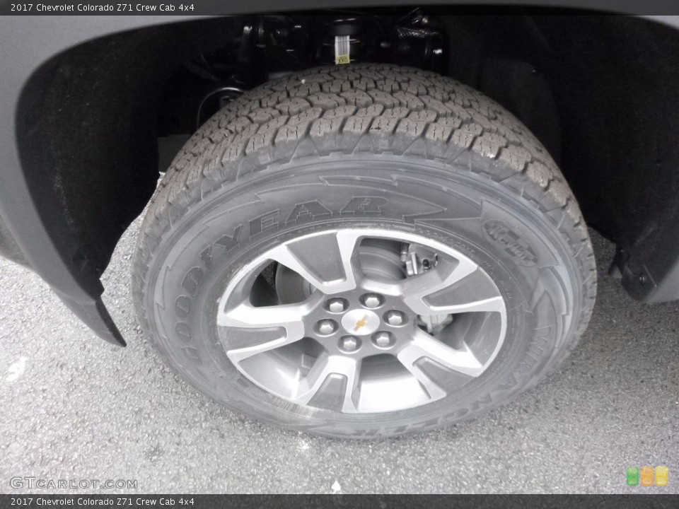 2017 Chevrolet Colorado Z71 Crew Cab 4x4 Wheel and Tire Photo #117330772