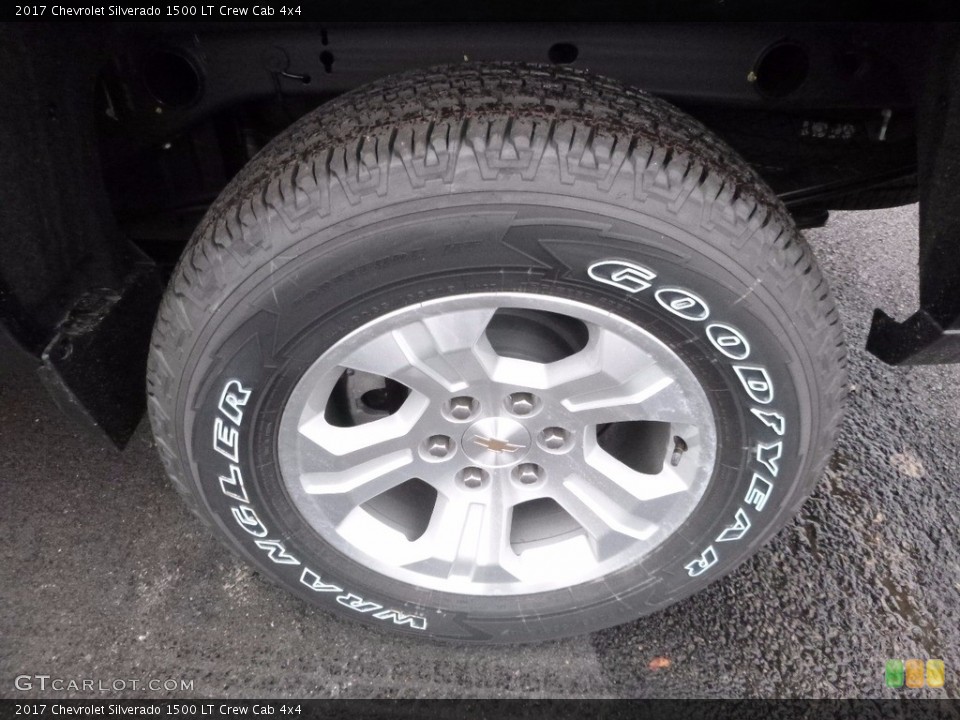 2017 Chevrolet Silverado 1500 LT Crew Cab 4x4 Wheel and Tire Photo #117332368