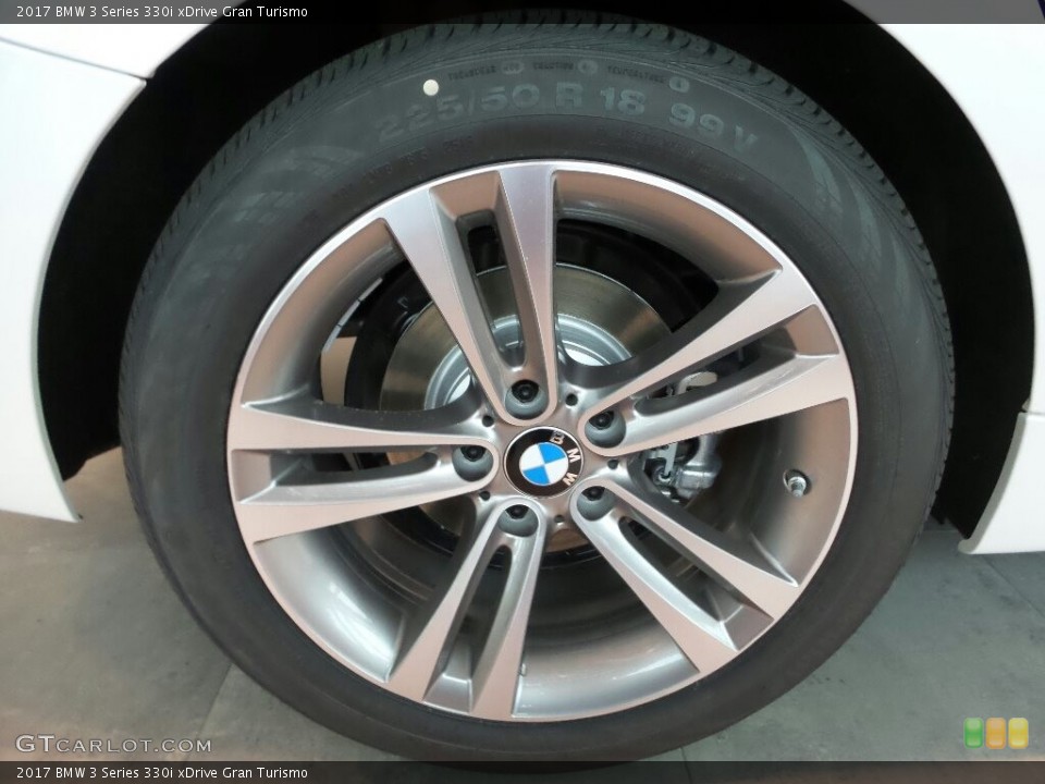2017 BMW 3 Series 330i xDrive Gran Turismo Wheel and Tire Photo #117335776