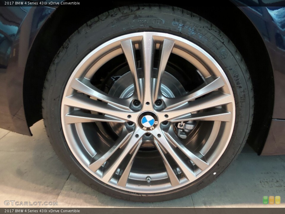 2017 BMW 4 Series 430i xDrive Convertible Wheel and Tire Photo #117336307