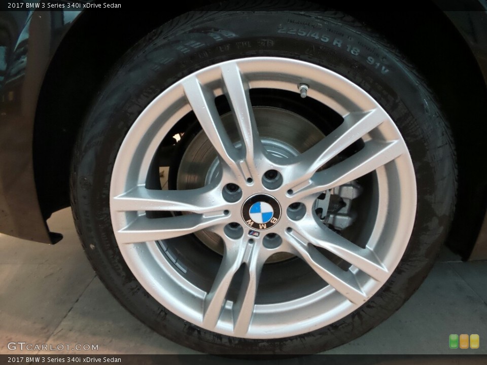 2017 BMW 3 Series 340i xDrive Sedan Wheel and Tire Photo #117336487