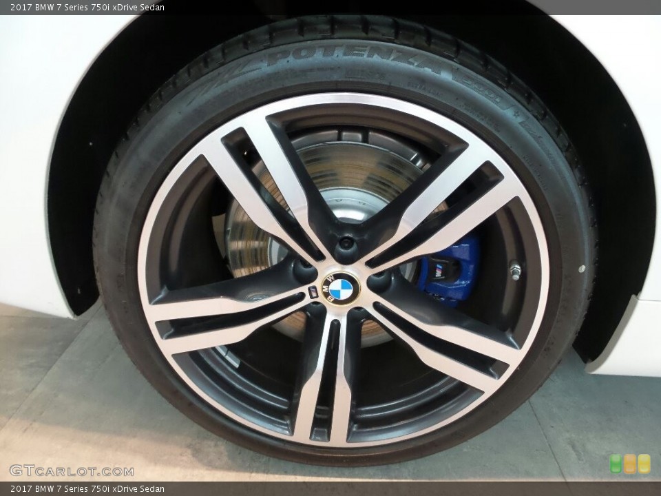2017 BMW 7 Series 750i xDrive Sedan Wheel and Tire Photo #117336896
