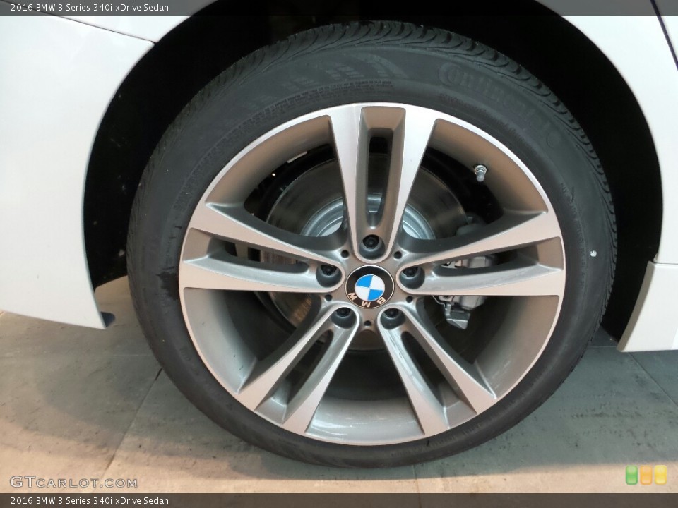 2016 BMW 3 Series 340i xDrive Sedan Wheel and Tire Photo #117337081